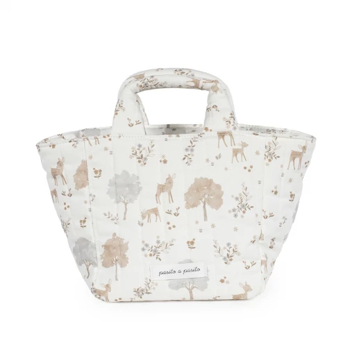 Pasito a Pasito Nara Baby Necessaire Bag Beige 100% Cotton for Baby Care Pasito a Pasito Nara Baby Necessaire Bag Beige 100% Cotton for Baby Care