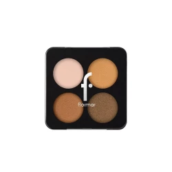 Flormar Color Eyeshadow Palette, 5 Shade Combination, Matte and Pearlescent Colors, Bronze Goddess
