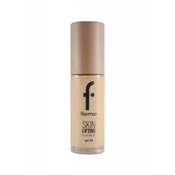 Flormar Skin Lifting Foundation 050 Light Beige Lifting Effect Foundation with Herbal Collagen Hyaluronic Acid Niacinamide Medium Buildable Coverage Natural Radiant Finish SPF30