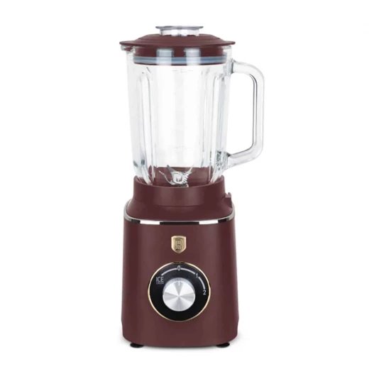 خلاط طاولة Berlinger Haus BH-9494 بقوة 1000 واط مع وعاء زجاجي سعة 1.5 لتر بلون بورجوندي مطفي خلاط طاولة Berlinger Haus BH-9494 بقوة 1000 واط مع وعاء زجاجي سعة 1.5 لتر بلون بورجوندي مطفي