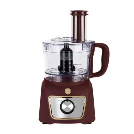 Berlinger Haus Leonardo 8in1 Food Processor Bordeaux Collection Multifunctional Kitchen Appliance with 8 Functions, Includes Blender, Chopper, and Grater Accessories - Image 6