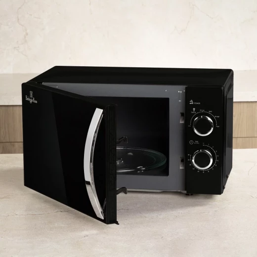 Berlinger Haus Matte Black 20L Microwave Oven Stainless Steel Interior - Image 4