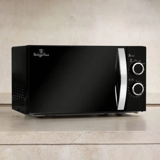 Berlinger Haus Matte Black 20L Microwave Oven Stainless Steel Interior - Image 7