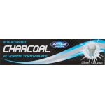 Beauty Formulas Activated Charcoal Fluoride Toothpaste for Adults, Unflavored, 125ml - Beauty Formulas