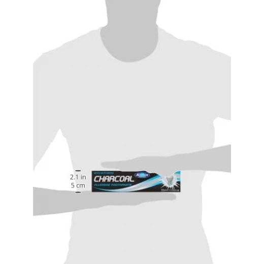 Beauty Formulas Activated Charcoal Fluoride Toothpaste for Adults, Unflavored, 125ml - Beauty Formulas - Image 3