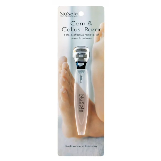 NuSole Professional Corn & Callus Razor with 10 Stainless Steel Blades, Safety Razor for Adults NuSole Professional Corn & Callus Razor with 10 Stainless Steel Blades, Safety Razor for Adults