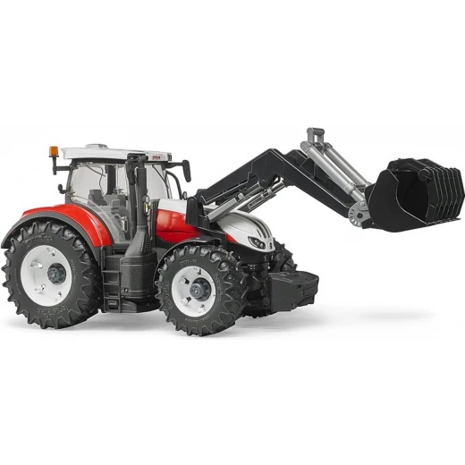 Bruder STEYR 6300 TERRUS CVT Tractor with Front Loader - Realistic Play - Bruder - Image 2