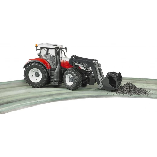 Bruder STEYR 6300 TERRUS CVT Tractor with Front Loader - Realistic Play - Bruder - Image 3