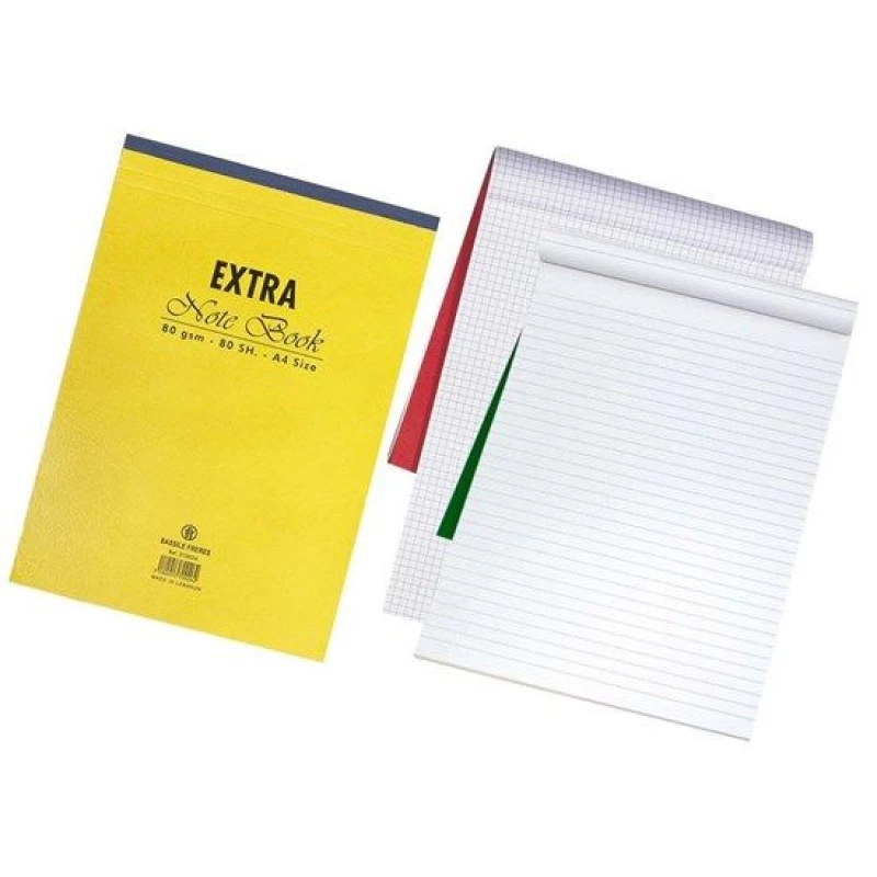 دفتر EXTRA A4 مسطر ورق 80 جرام 80 ورقة للمدرسة والمكتب - اكسترا