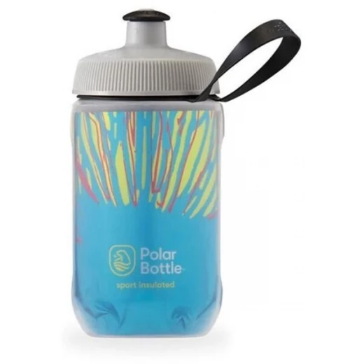 زجاجة مياه معزولة للأطفال 12 أونصة - أزرق سماوي من بولار بوتل