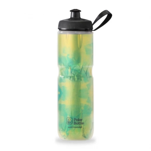 زجاجة مياه رياضية معزولة من Polar Bottle سعة 24 أونصة - Fly Dye Lemon Lime زجاجة مياه رياضية معزولة من Polar Bottle سعة 24 أونصة - Fly Dye Lemon Lime