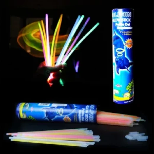 مجموعة عصا مضيئة للحفلات - 100 قطعة ألوان متنوعة 8 بوصة - Image 7