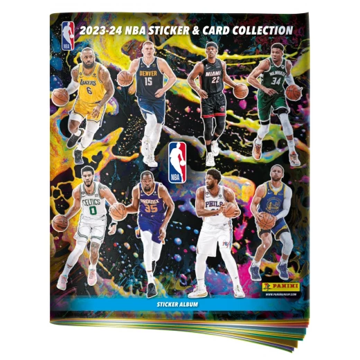 ألبوم بانييني NBA 2023-2024 + حامل البطاقات - مجموعة كرة السلة ألبوم بانييني NBA 2023-2024 + حامل البطاقات - مجموعة كرة السلة