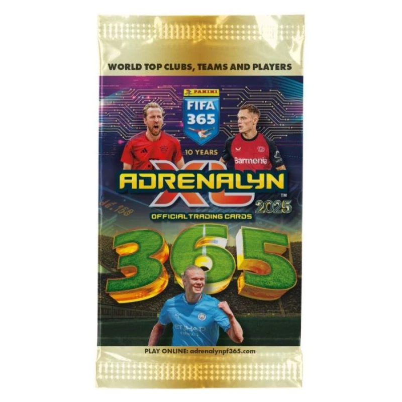 حزمة معززة لبطاقات كرة القدم Panini FIFA 365 Adrenalyn XL 2025 - بانيني