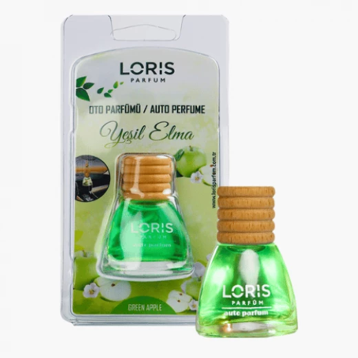معطر جو للسيارة لوريس 10 مل برائحة التفاح الأخضر - يدوم طويلاً معطر جو للسيارة لوريس 10 مل برائحة التفاح الأخضر - يدوم طويلاً