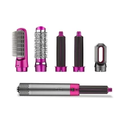 Enzo EN 6206 5-in-1 Hair Styler Set, Versatile Attachments, Straighten, Curl, Massage