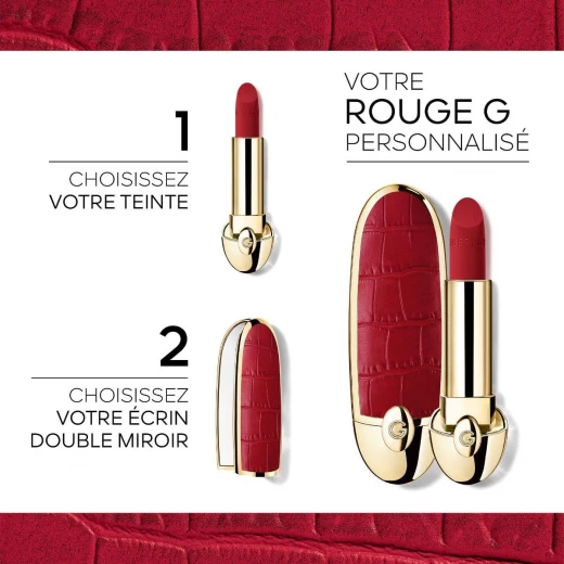 قلم أحمر شفاه جيرلان روج جي قابل لإعادة الملء مخملي غير لامع أحمر كرزي يدوم طويلاً - غيرلان - Image 7