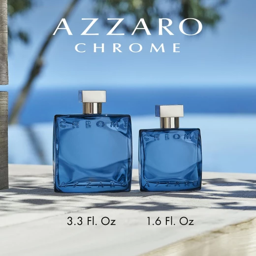 Azzaro Chrome Parfum Men's Cologne 100ml Long Lasting Fresh Aromatic Fragrance - Azzaro - Image 2