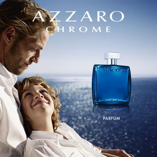 Azzaro Chrome Parfum Men's Cologne 100ml Long Lasting Fresh Aromatic Fragrance - Azzaro - Image 3