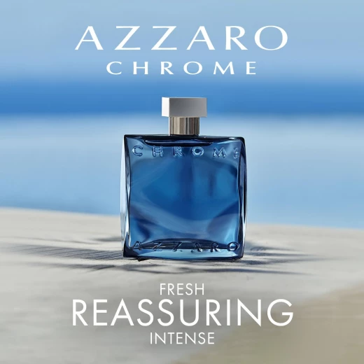 Azzaro Chrome Parfum Men's Cologne 100ml Long Lasting Fresh Aromatic Fragrance - Azzaro - Image 4