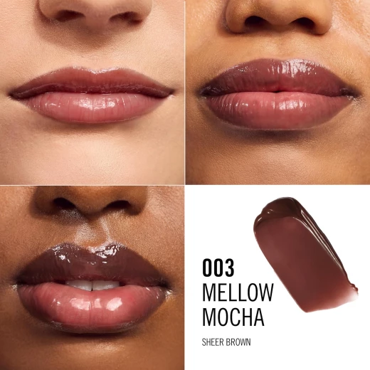 مرطب شفاه ريميل لندن Oh My Gloss Butter Me Up 004 Mellow Mocha - عناية مرطبة وملونة للشفاه - ريميل لندن - Image 3