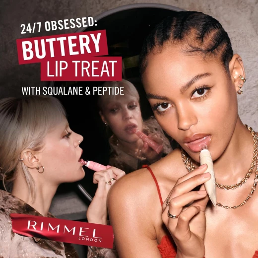 مرطب شفاه ريميل لندن Oh My Gloss Butter Me Up 004 Mellow Mocha - عناية مرطبة وملونة للشفاه - ريميل لندن - Image 4