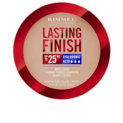 Rimmel London Lasting Finish Compact Powder Foundation 005 Ivory Matte Finish Full Coverage 7g for Oily Skin