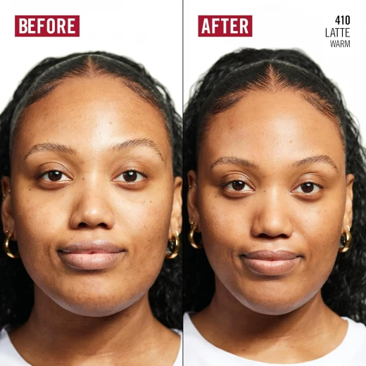 كريم أساس Rimmel Kind + Free للبشرة بلون لاتيه 410 مكياج مرطب للبشرة الحساسة 30 مل لمسة نهائية طبيعية ندية - ريميل لندن - Image 2
