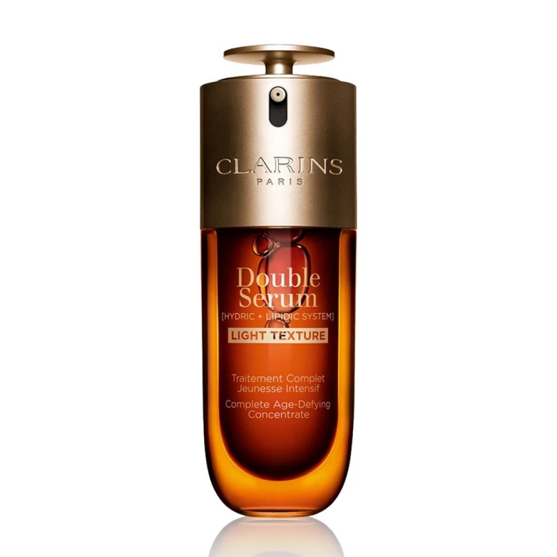 Clarins Double Serum 50ML: مصل مضاد للشيخوخة للترطيب والإشراق - كلارنس