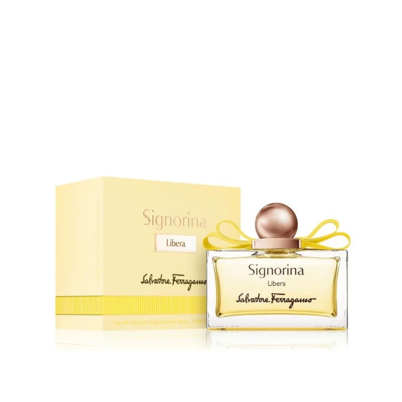 عطر سالفاتور فيراغامو سينيورينا ليبيرا أو دو بارفان 100 مل للنساء إصدار 2023 عطر زهري منعش - سلفاتوري فيراغامو