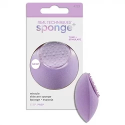 Real Techniques Antimicrobial Miracle Skincare Sponge for Smooth Application and Hygienic Use