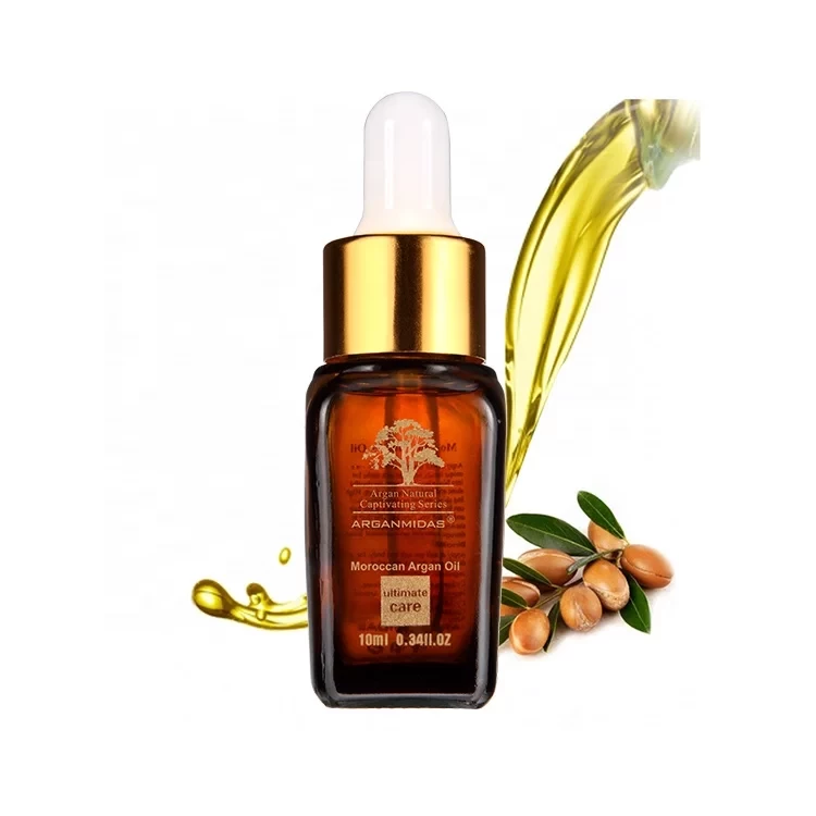 زيت الأركان المغربي أرجان ميداس 5 مل لترطيب وتنعيم البشرة بلمعان طبيعي - ARGAN MIDAS