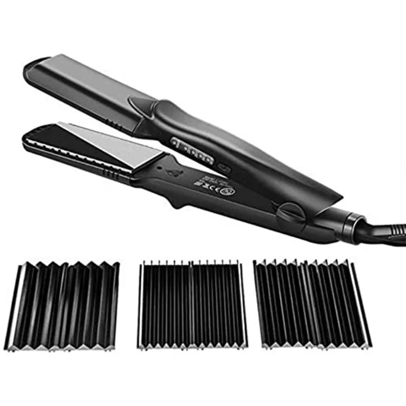 مكواة فرد الشعر لالولا زيج زاج 320 لتمليس الشعر بسرعة و لمسة تصفيف فريدة، مناسبة للاستخدام المنزلي اليومي - LALOLA
