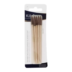 Premium Wooden Manicure Sticks Set of 5 for Gentle Cuticle Care and Nail Edge Cleaning