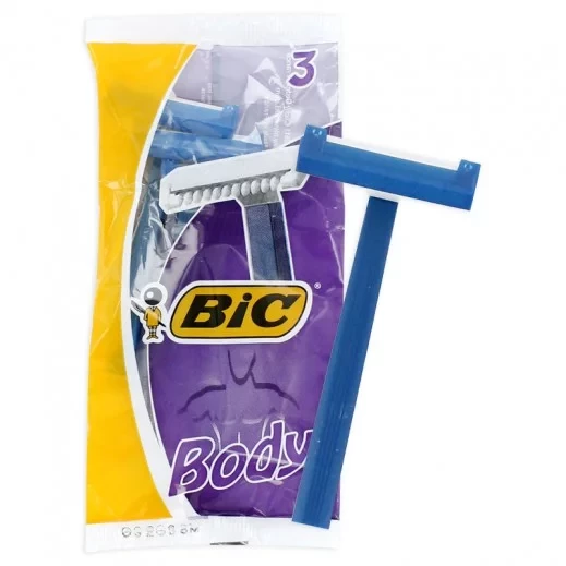 Bic Body Shaver Pack of 3 for Smooth Skin and Convenient Grooming Bic Body Shaver Pack of 3 for Smooth Skin and Convenient Grooming