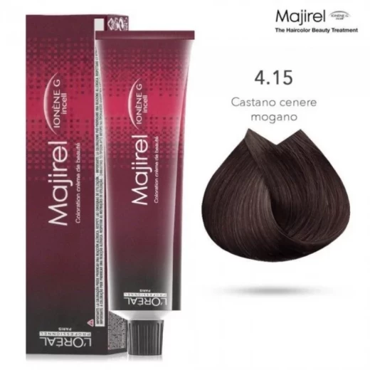 Loreal Majirel Professional Hair Color 4.15 Ash Brown Rich Shine Long Lasting Vibrant Finish Loreal Majirel Professional Hair Color 4.15 Ash Brown Rich Shine Long Lasting Vibrant Finish