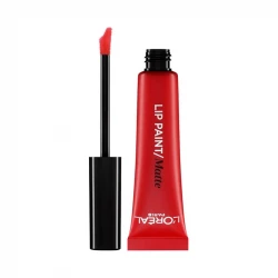 L'Oréal Paris Matte Lipstick 204 Red Actually Bold Red Long-Lasting Smooth Application
