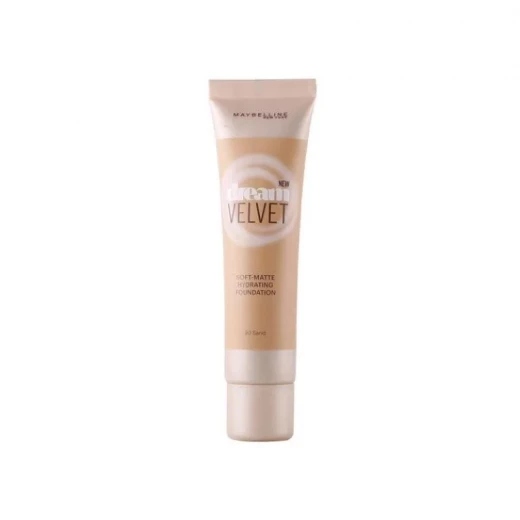 Maybelline Dream Velvet Soft Matte Hydrating Foundation 30 Sand Buildable Medium Coverage Velvety Finish