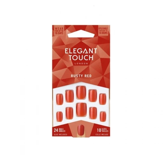 Elegant Touch Classic Nail Polish Rusty Ruby Rich Glossy Color Buildable Coverage Long-Lasting Finish Elegant Touch Classic Nail Polish Rusty Ruby Rich Glossy Color Buildable Coverage Long-Lasting Finish