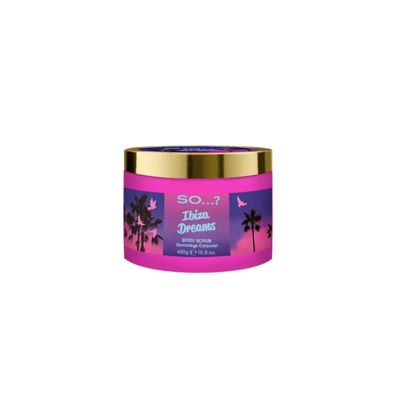 So Ibiza Dreams Body Scrub 450g Exfoliating and Smoothing for Radiant Skin - So