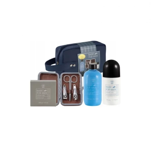 Aurora Men's Oak Citrus Gift Set with Navy Cosmetic Bag 4 Piece Collection for Daily Grooming and Travel Aurora Men's Oak Citrus Gift Set with Navy Cosmetic Bag 4 Piece Collection for Daily Grooming and Travel