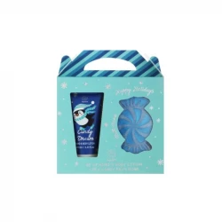 Aurora Christmas Kids Gift Set Blue Box 2 Pieces Lotus Flower Fragrance