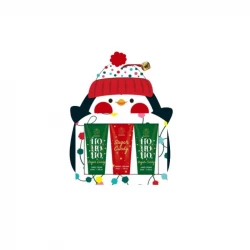 Aurora Xmas Sugar Candy Penguin Hand Care Gift Set 3 Pieces Moisturizing Soft Skin