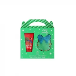 Aurora Christmas Kids Gift Set Green Box 2 Pieces Lotus Flower Fragrance