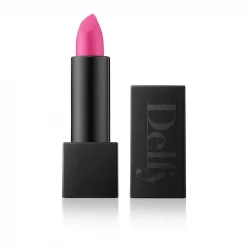 Delfy Lipstick Black Cabaret Rich Color Smooth Glide Long-Lasting Finish
