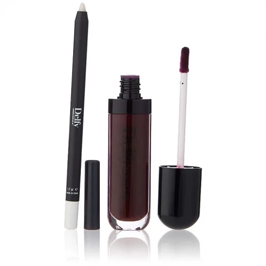 Delfy 3D Volume Lip Gloss and Lip Line Perfector Radiant Orchid for Fuller Looking Lips Delfy 3D Volume Lip Gloss and Lip Line Perfector Radiant Orchid for Fuller Looking Lips