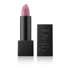 Delfy Black Chic Lipstick for Bold Sophisticated Lips Rich High-Impact Color Smooth Buildable Coverage Ideal for Statement Day or Night Looks Easy Application Travel-Friendly