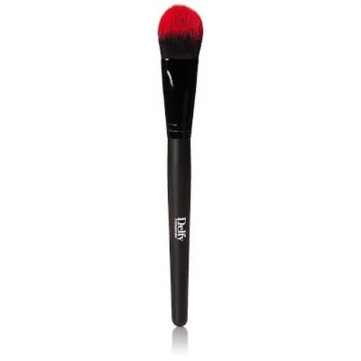 Delfy Makeup Brush No. 7 for Seamless Foundation Application and Expert Blending of Liquid Cream or Powder Products for a Professional Even Finish with Enhanced Control Delfy Makeup Brush No. 7 for Seamless Foundation Application and Expert Blending of Liquid Cream or Powder Products for a Professional Even Finish with Enhanced Control