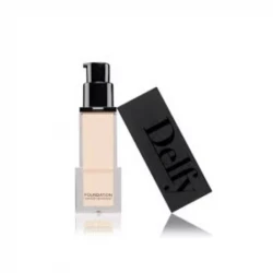 Delfy Foundation Ivory 10 Lightweight Buildable Coverage for Even Skin Tone Natural Finish