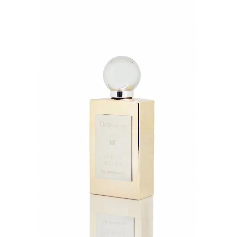Delfy Amber Leather Perfume Set Pack of 10 Luxurious Warm Scent for Men and Women - Delfy